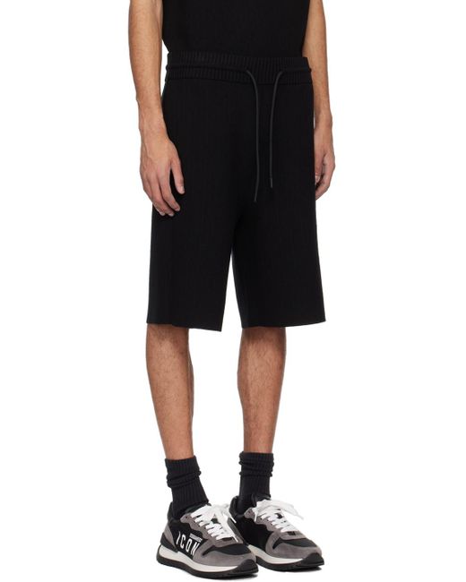 Mackage Black Beecher Shorts for men