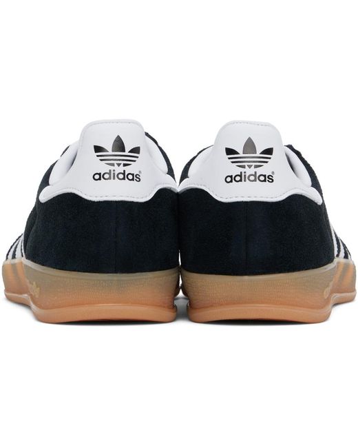 Adidas Originals Black Gazelle Indoor Sneakers for men