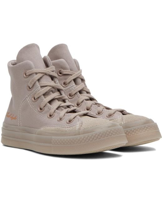 Converse Black Taupe Chuck 70 Marquis Sneakers