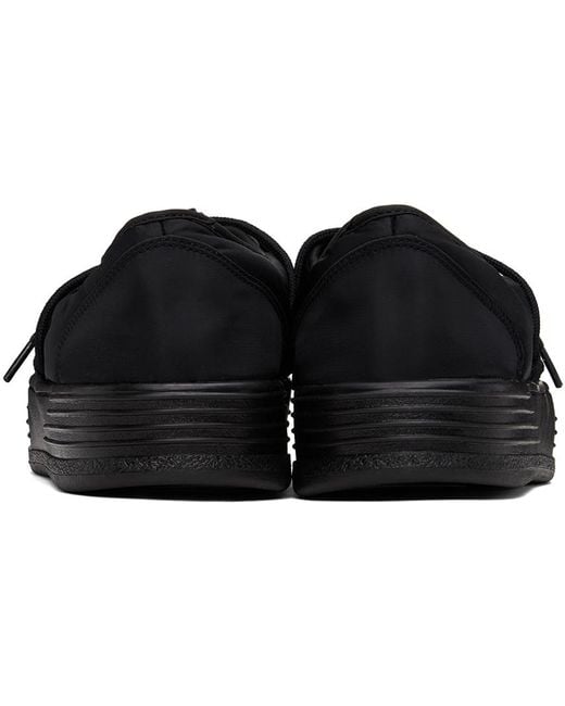 Palm Angels Black Snow Puffed Sneakers
