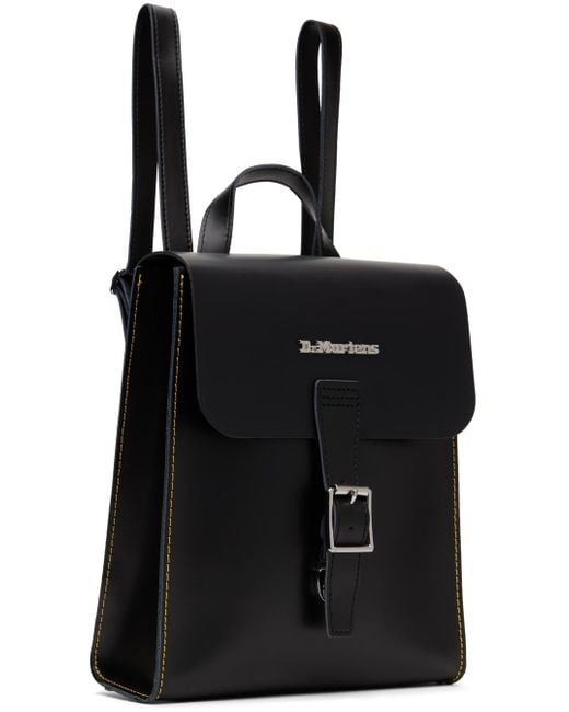Dr. Martens Black Mini Leather Backpack