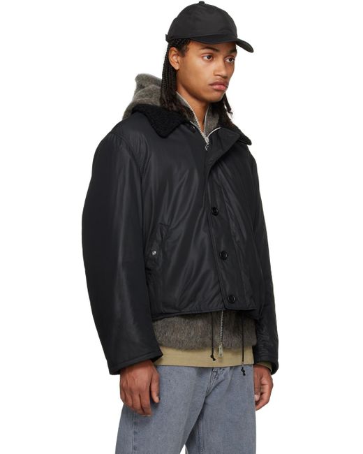 Our Legacy Black Grizzly Jacket for men