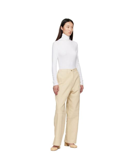 LE17SEPTEMBRE White Asymmetrical Turtleneck