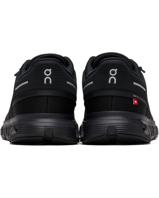 On Shoes Black Cloud 6 Sneakers for men