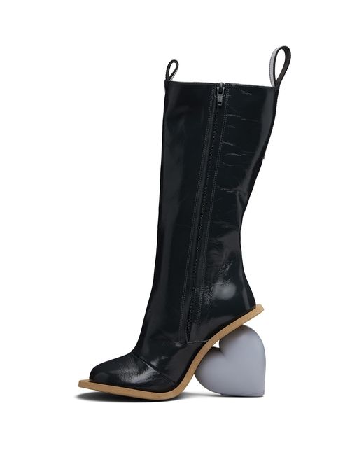 Yume Yume Black Love Tall Boots