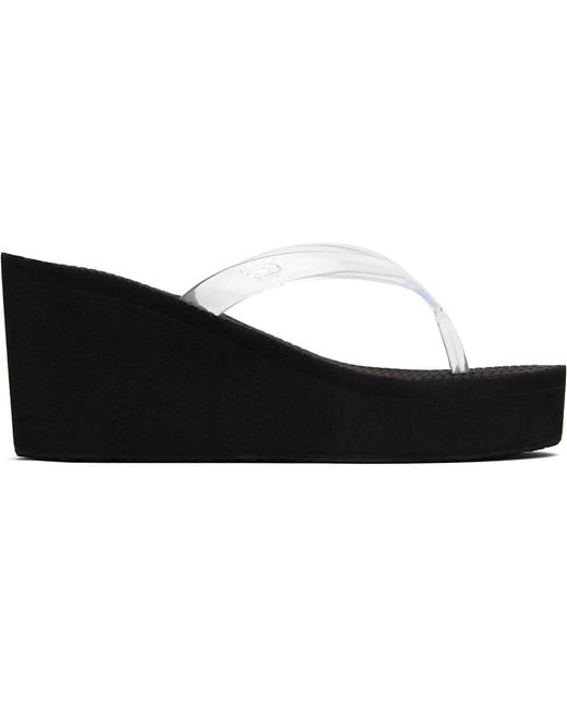 Ancient Greek Sandals Black Transparent Etheria Heeled Sandals