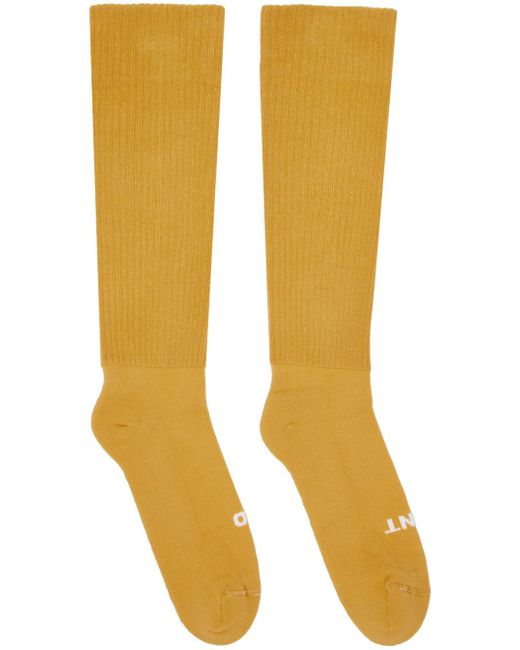 Rick Owens Metallic 'so Cunt Socks for men