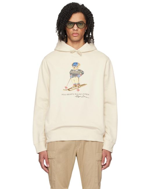 Beige polo hoodie sale