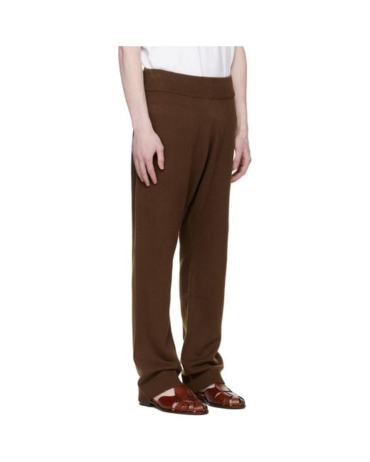 Entire studios Brown Knit Lounge Pants for men