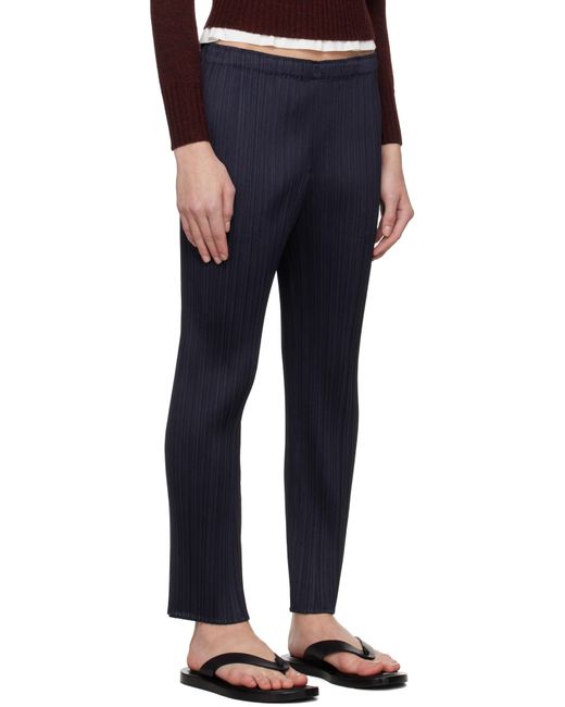 Pleats Please Issey Miyake Blue June New Colorful Basics 4 Trousers