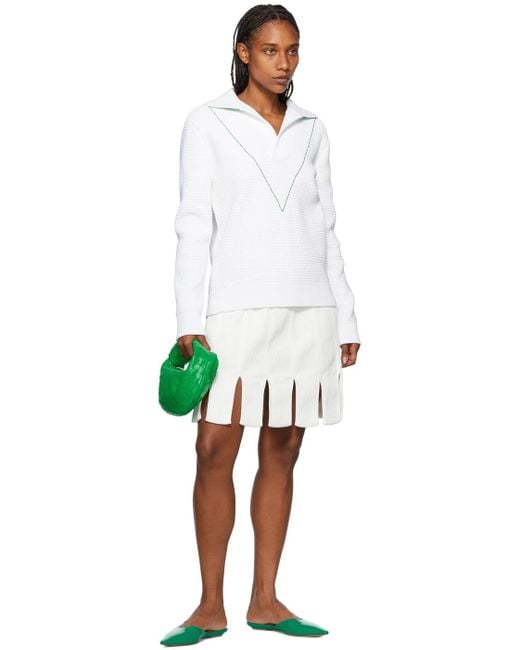 Bottega Veneta Green Mini Jodie Top Handle Bag