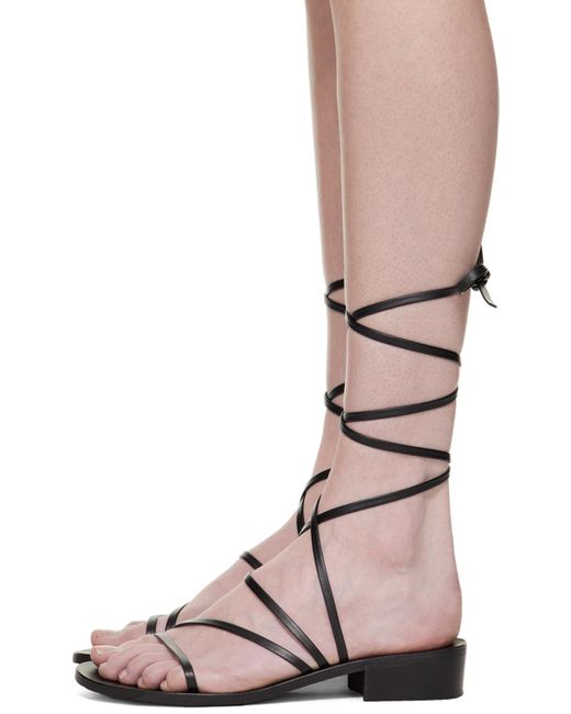 Ancient Greek Sandals Brown Hara Heeled Sandals