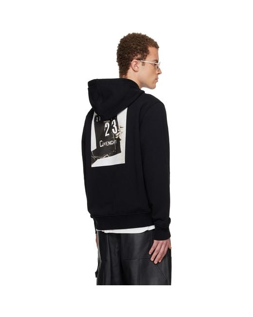 Givenchy Black Couture Seam Hoodie for men
