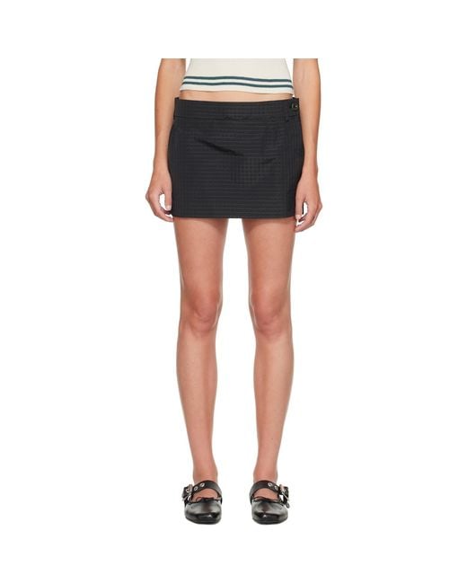Vivienne Westwood Blue Foam Tailored Miniskirt