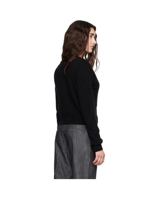 Baserange Black Tier Cardigan