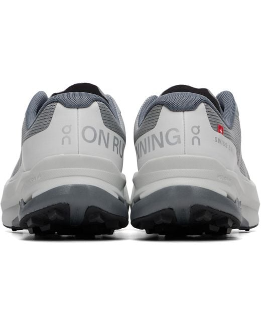 On Shoes Gray Cloudultra Peak Sneakers