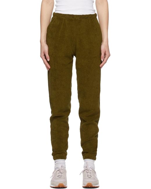 Gil Rodriguez Ssense Exclusive Green Terry Beachwood Lounge Pants for men