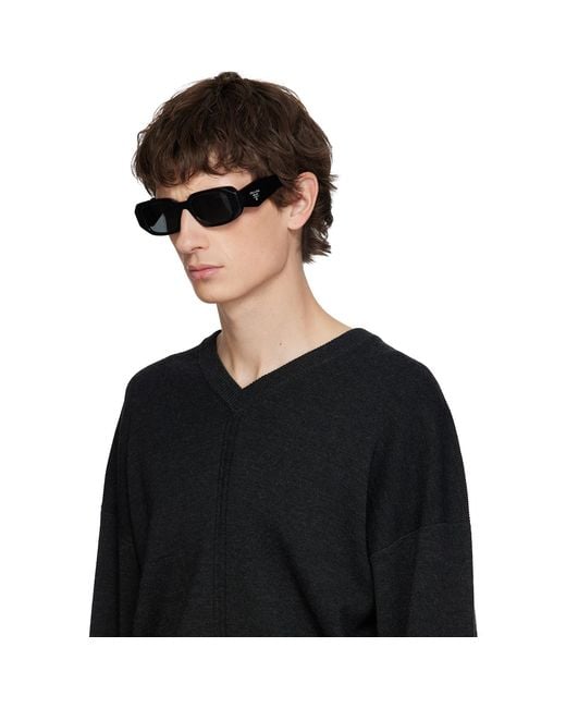 Prada Black 'Prada Symbole' Sunglasses for men