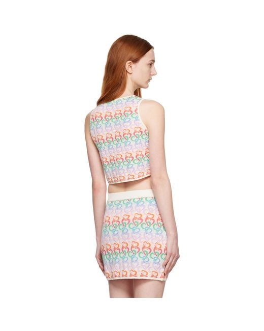 Marco Rambaldi Multicolor Heart Tank Top
