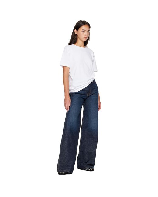 Khaite Blue Dane Stretch Jeans