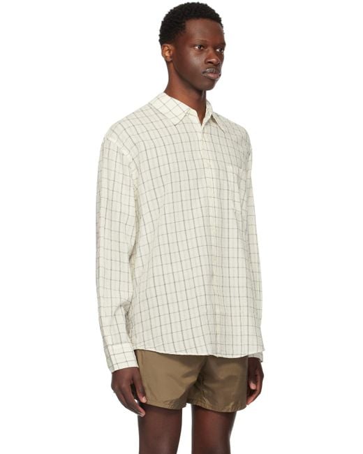Our Legacy Natural Off- Above Shirt for men