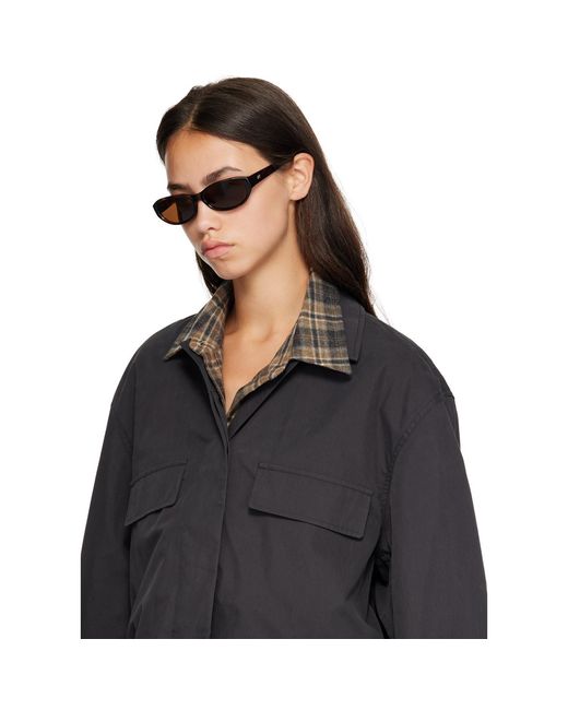 Le Specs Brown 'Dont Cha' Sunglasses