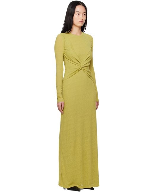 Nanushka Black Rozal Maxi Dress