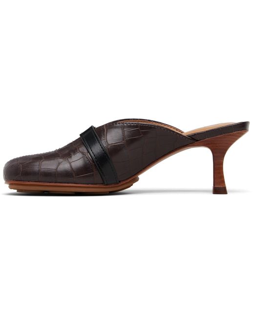 Ganni Black Sue Mule Heels