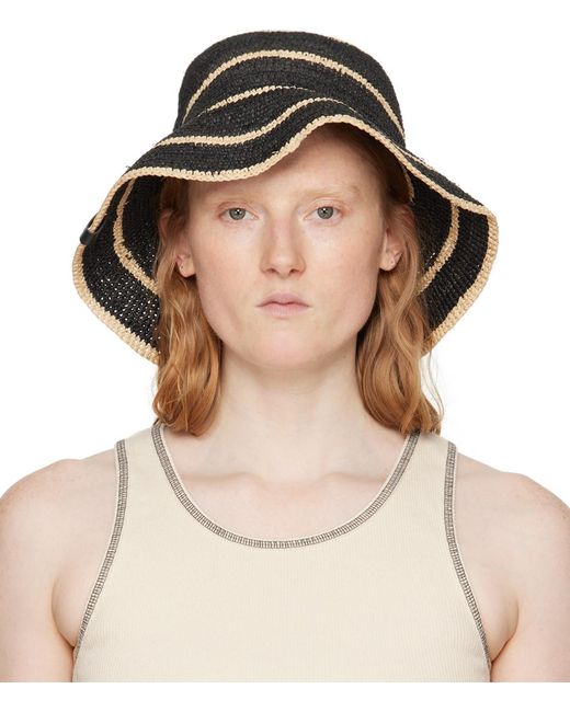 Rag & Bone Natural Black Jade Rollable Bucket Hat