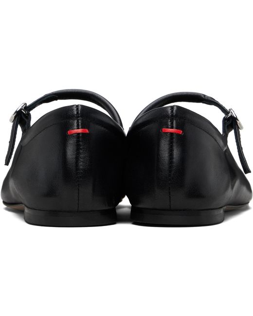 Aeyde Black Uma Mary-Jane Flats