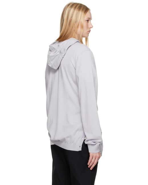 Post Archive Faction PAF White 8.0 Center Knit Hoodie