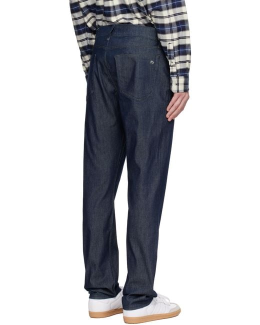 Rag & Bone Blue Fit 2 Slim Fit Jeans for men