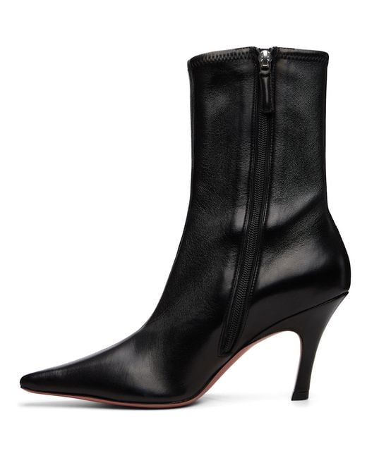 AMINA MUADDI Black Jamie Stretch 80 Boots