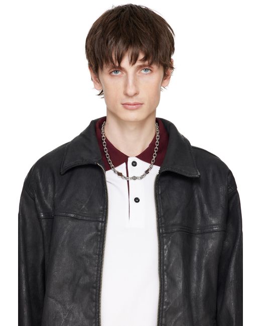 HUGO Metallic Cable Chain Necklace for men