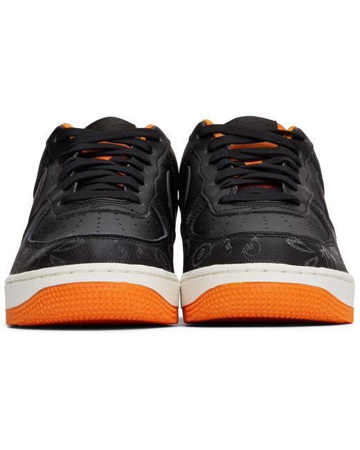 Nike Leather Air Force 1 '07 Premium Sneakers in Black for Men | Lyst