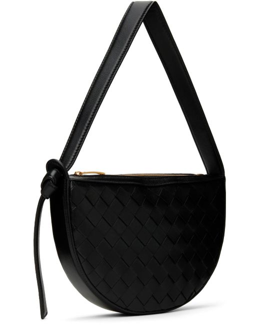 Bottega Veneta Black Mini Sunrise Bag