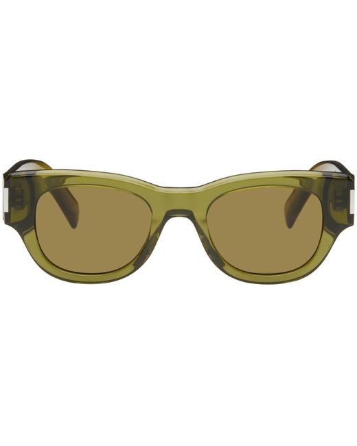 Saint Laurent Green Sl 573 Sunglasses