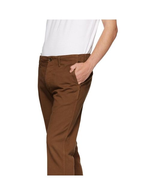 Visvim Brown High-water Chino Trousers for Men | Lyst Visvim Brown High-water Chino Trousers for Men | Lyst