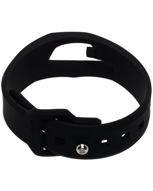 Bracelet noir à découpe giv Givenchy pour homme en coloris Black