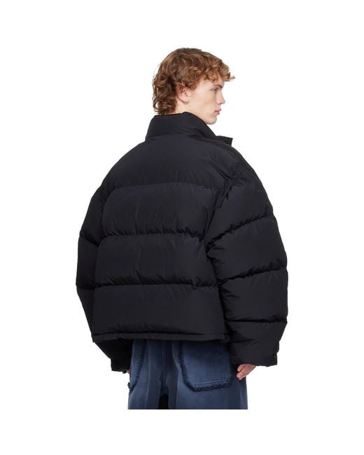 Balenciaga Blue Puffer Down Jacket for men