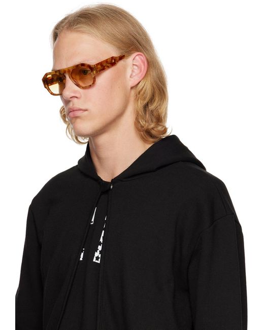 FLATLIST EYEWEAR Black Tortoiseshell Lefty Sunglasses for men