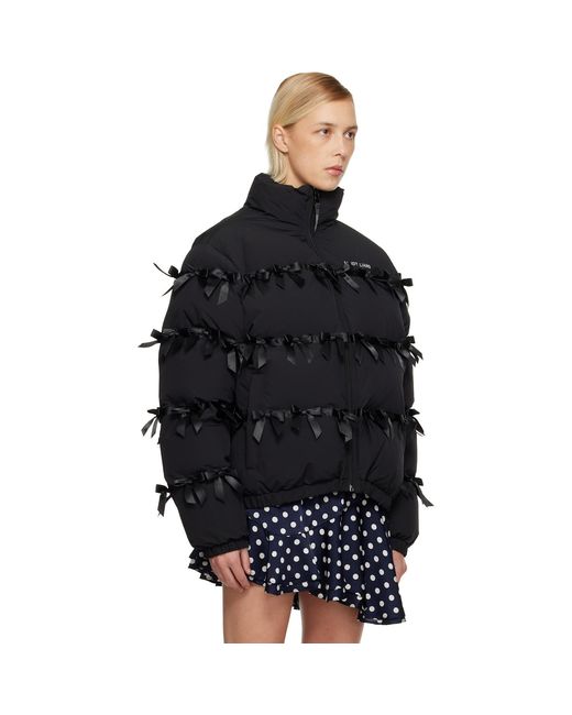 Sandy Liang Black Present Puffer Jacket