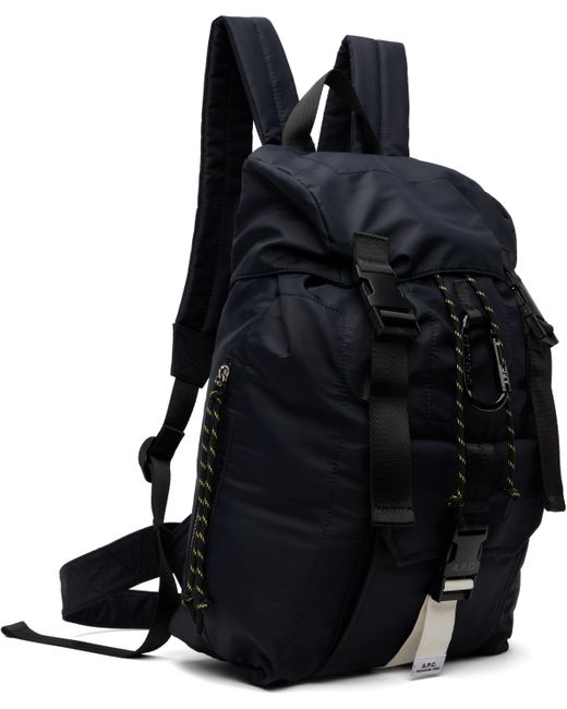 メンズ A.P.C. ネイビー Treck バックパック Black