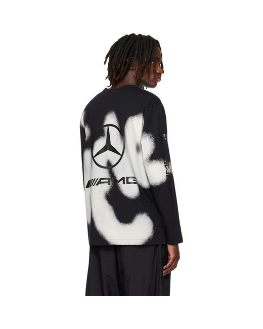 Y-3 Black Off- Mercedes-Amg F1 Edition Yohji Graphic T-Shirt for men