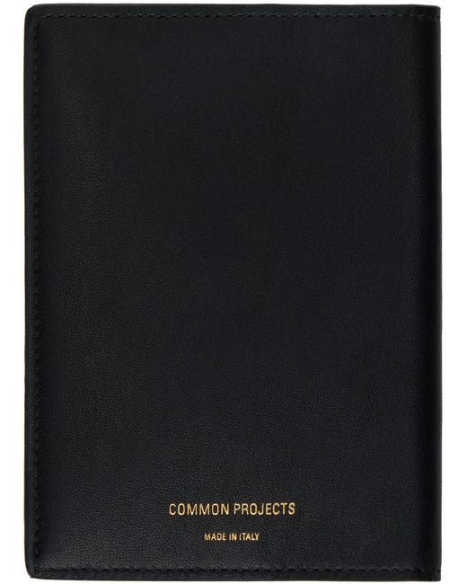 Common Projects Black Folio Passport Holder for men