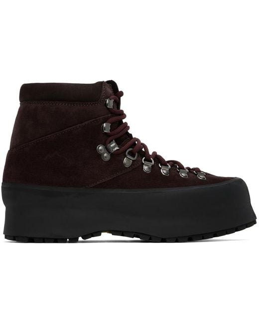 Diemme Black Burgundy Rosset Boots for men