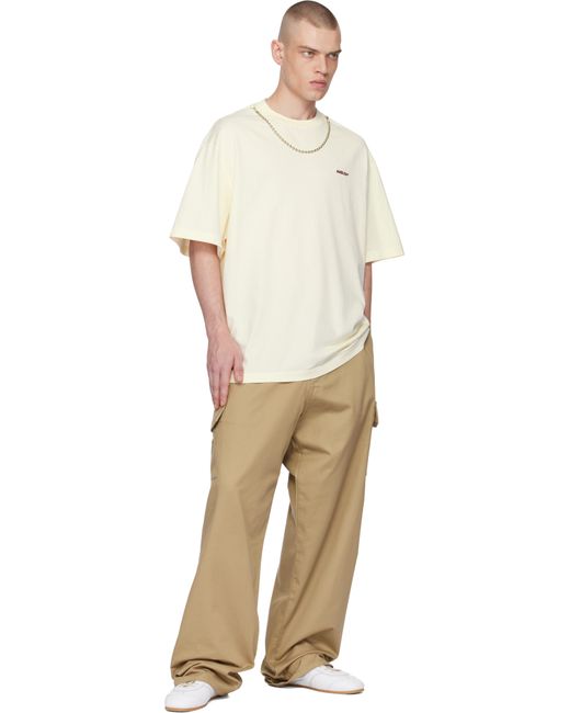 メンズ Ambush オフホワイト ボールチェーン Tシャツ White