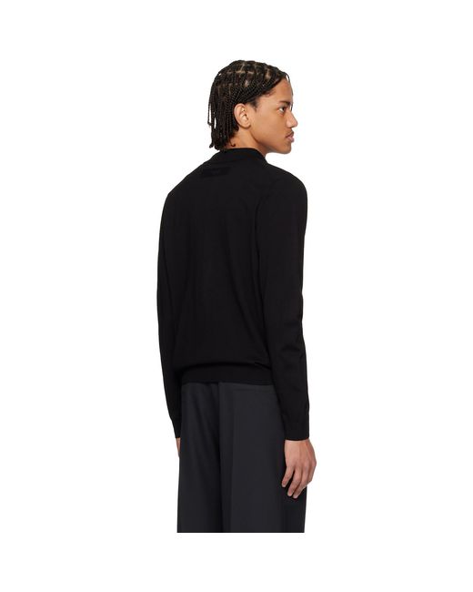 HUGO Black Regular-Fit Ribbed Trims Jacket for men
