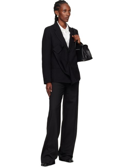 Veston Drapé Noir Y's Yohji Yamamoto en coloris Black