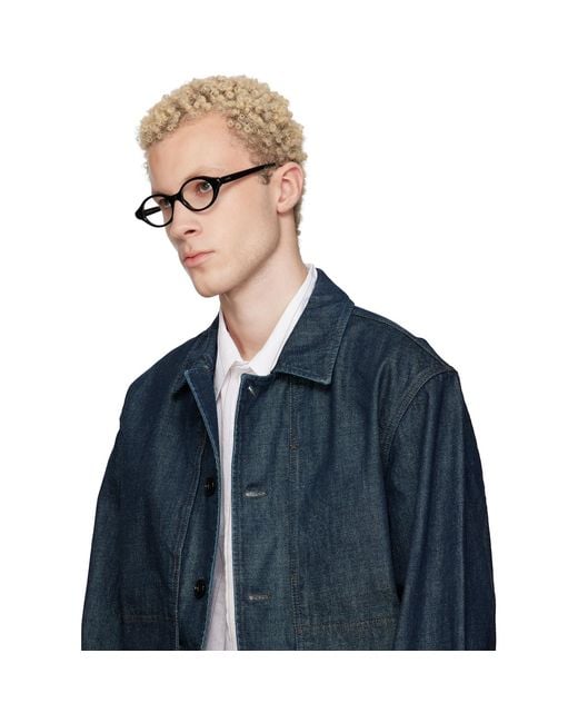 Loewe Black Slim Glasses for men